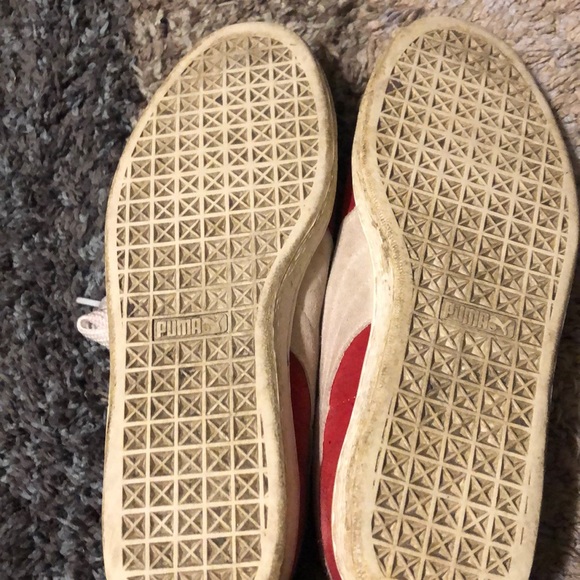 Red Puma Suedes - Picture 3 of 3